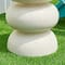Glitzhome® 18" Multifunctional Faux Terrazzo Garden Stool